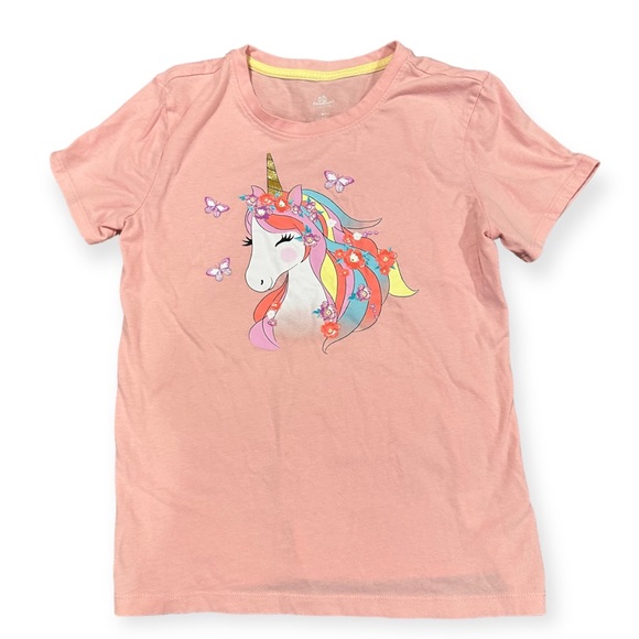 Girls Unicorn Tee Size L (10-12) - Picture 2 of 5
